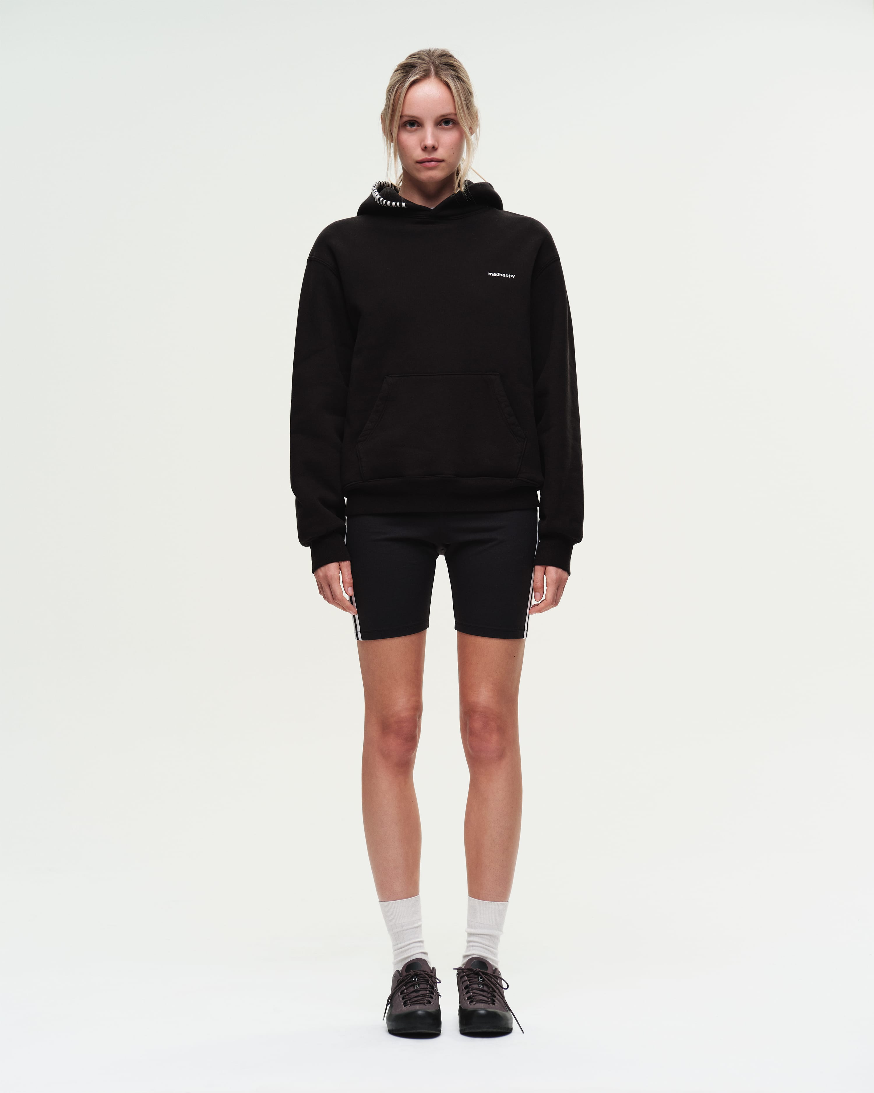 Mad happy offers black pill hoodie