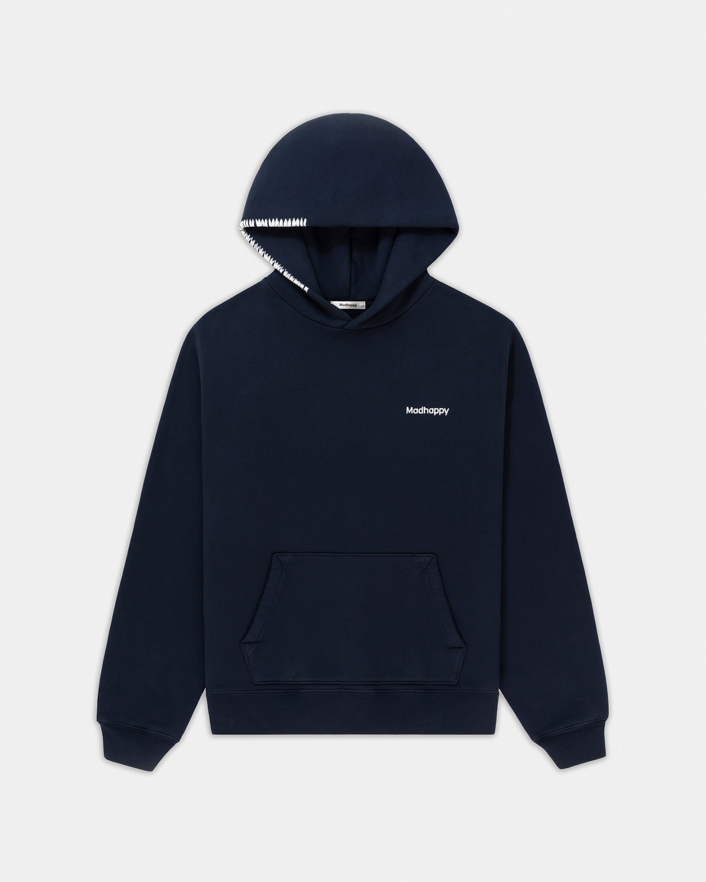 Navy 2025 fleece hoodie